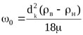 Формула Стокса для определения скорости оседания воды в водонефтяной эмульсии